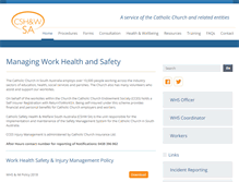 Tablet Screenshot of cshwsa.org.au